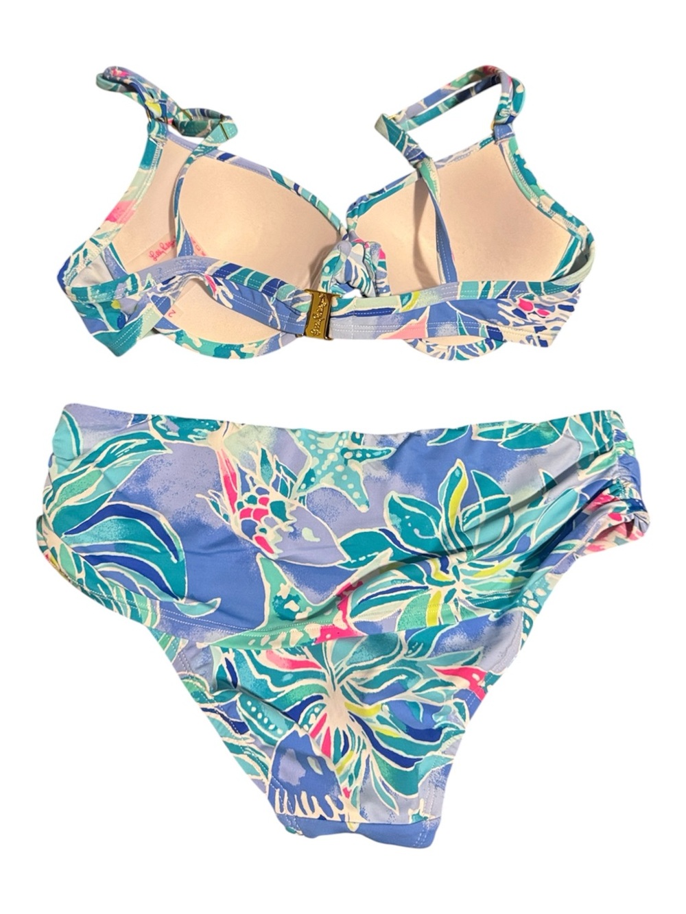 Lily Pulitzer Celestial Seas Tropical Fish Bikini Set - Picture 2 of 5